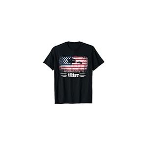 101st Parachutiste Drapeau Am&eacute;rique Airborne T-Shirt