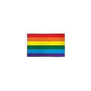 AZ FLAG - Drapeau Arc-en-Ciel - 180x120 cm - Grand Drapeau Lgbt - Gay - Rainbow 100% Polyester Avec Oeillets Métalliques Intégrés - Pavillon 180 g