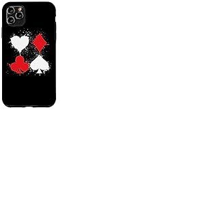 Cartes &agrave; Jouer Poker C&oelig;ur B&ecirc;che Diamant Club Coque pour iPhone 11 Pro Max