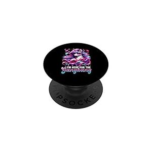 I'm Here for The Gangbang Inappropriate Sexy Unicorn Adulte PopSockets PopGrip Adh&eacute;sif