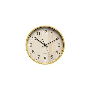 Levitantes Horloge Murale - Design élégant en Bois de hêtre, Mouvement continu, diamètre de 30 cm, idéale pour décorer et Donner de la ponctualité à Votre Maison