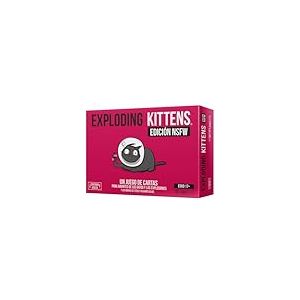Exploding Kittens NSFW Jeu de Cartes pour Amoureux des Chats et des Explosions &agrave; partir de 17 Ans 2 &agrave; 5 Joueurs 15 Minutes par Partie