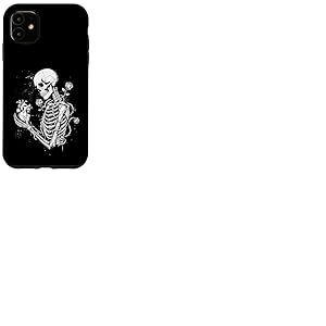 Squelette Anatomie C&oelig;ur Dark Romance Alt Emo Grunge Coque pour iPhone 11