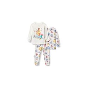 Amazon Essentials Disney Ensemble de Pyjama (D&eacute;j&agrave; Spotted Zebra) B&eacute;b&eacute; Fille, Princess Friends, 18 mois