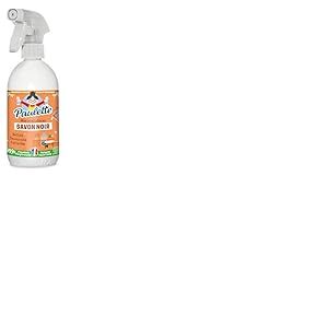 Paulette - Savon Noir Fleur d'Oranger - Ultra-Dégraissant Ménager aux Cristaux de Soude Multi-Surfaces Ecocert - Fabriqué en France - 500 mL