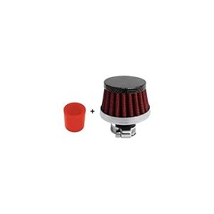 Simoni Racing Kit Pop-off ARTC avec mini filtre à air conique aspect carbone pour Abarth et Alfa Romeo - Rouge