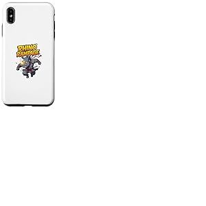 Rhino Rampage Rhinoc&eacute;ros dr&ocirc;le de Dessin anim&eacute; | Personnage Coque pour iPhone XS Max