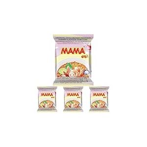 Soupe nouille crevette tom yum MAMA 60g Thailande (Lot de 4)