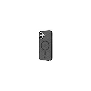 tech21 EvoCheck – Coque de Protection Contre Les Chocs pour iPhone 16 Plus, Compatible avec MagSafe, Gris Anthracite fumé
