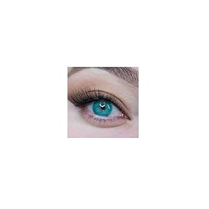 MYSALENS&reg; Lentilles De Contact De Couleur Marine Hidrocor Couleur Naturelle Kit De Rangement Boitier Pince applicateur 12 Mois sans correction