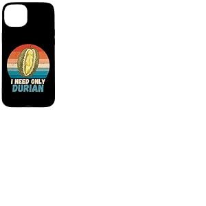 Durian rétro Vintage I Need Only Food Lover Coque pour iPhone 15 Plus