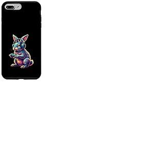 Lapin Gaming Jeux vid&eacute;o Animaux Dr&ocirc;le Lapin Coque pour iPhone 7 Plus/8 Plus