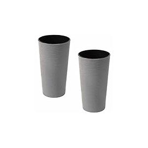 Siena Garden Eco Locon - Lot de 2 - Gris - 25 cm