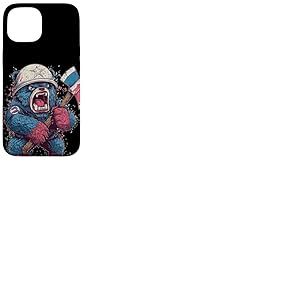 Costume d'ours Hache en colère pour Les Amateurs de Combat Coque pour iPhone 15