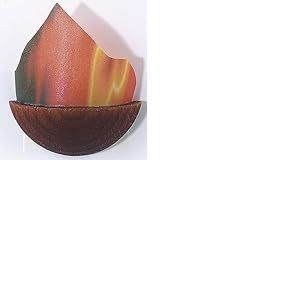 Kahlert Licht- Accessoires pour Maison de poupées, Rulke010306, Couleur Bois, Effet feu Rouge, Jaune, Noir