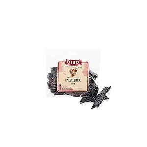 DIBO Foie de bœuf, Sachet de 100 g, Petite collation Naturelle ou friandises à mâcher intermédiaires, Nourriture pour Chien, Article à mâcher de qualité sans Produits Chimiques de DIBO