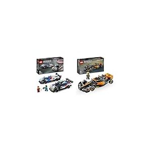 LEGO Speed Champions Voitures de Course BMW M4 GT3 et BMW M Hybrid V8, Véhicules Jouet pour Enfants & Speed Champions La Voiture de Course de Formule 1 McLaren 2023, Véhicule Jouet