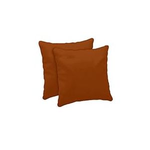 Giovanni Dolcinotti | Lot de 2 taies d'oreiller pour canapé, 50 x 50 cm, Housses de Coussin décoratives, 100% Coton, Housses avec Fermeture éclair cachée, Hermes - Modèle Atlanta