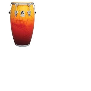 Latin Percussion, Conga Eddie Montalvo Signature Fibre de verre, Tumba 12,5", Original Graphic Finish, Accastillage: chromé, LP252-1EM