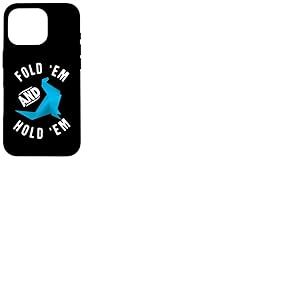 Grue d'origami Fold 'em And Hold 'em Coque pour iPhone 16 Pro
