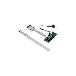 KALEA-INFORMATIQUE Adaptateur Riser PCIe x4 vers miniPCIe avec Nappe blind&eacute;e 15cm ou 25cm pour Monter Une Carte PCI Express 4X sur Un Port Mini PCIe