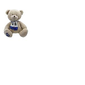 CYPBRANDS- Peluche Ours avec écharpe 35 cm Real Madrid cyp, M-31-RM, Multicolore