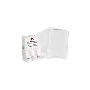 KitchenBoss Sac Sous Vide Alimentaire: Sachet Sous Vide Alimentaire pour L'appareil de Mise Sous Vide, Sac Sous Vide, 100 Sacs 20 x 30cm, Film Sous Vide Alimentaire sans BPA