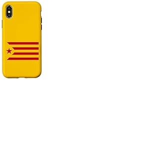 Drapeau Catalan Estelada Catalogne Indépendance Catalogne Catalogne Coque pour iPhone X/XS