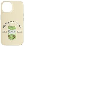Kiwi Jus de Fruits Japonais Japonais Kanji gar&ccedil;ons Filles Enfants Coque pour iPhone 14