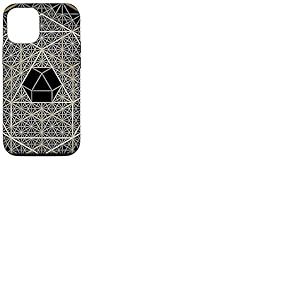 Géométrie sacrée Octaèdre Hexagone Géométrique Hexagone Coque pour iPhone 12/12 Pro