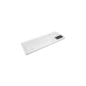 Glowster Clavier Lavable et désinfectable avec Fonction Tactile, idéal pour Les environnements hygiéniques et de Haute propreté.