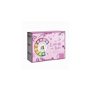 Les 2 Marmottes - Coffret L'Heure des Thés 75 Sachets - 9 Thés et Rooibos BIO - Idéal En Cadeau - Petit Déjeuner et Energisant - Made In France - Sans arômes ajoutés - 127g