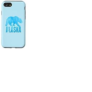 Ours polaire de l'Alaska State - Cadeau souvenir pour garçon et fille Coque pour iPhone SE (2020) / 7 / 8