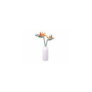 Stuban Creative Life Bricks M38-B1101-12 Ensemble de Fleurs avec Vase Blanc Orchidée Rose Hauteur 40 cm