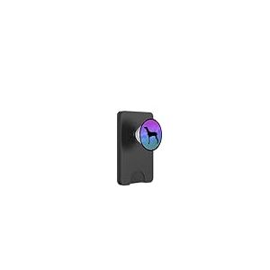 Chien Race Porcelaine Chien Galaxie Space PopSockets PopWallet pour MagSafe