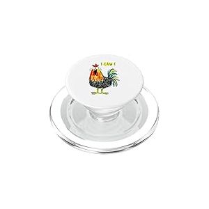 F-caw-f Poulet Rigolo Costume De Carnaval Poulet PopSockets PopGrip pour MagSafe