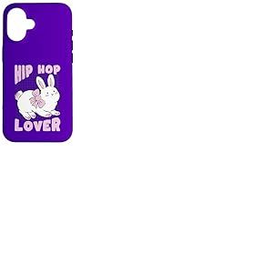 Lapin Hip-hop Amoureux Kawaii Mignon dr&ocirc;le Coque pour iPhone 16