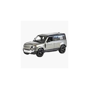 Bburago Land Rover Defender 18-21101S Voiture Miniature à l'échelle 1/24 Portes Mobiles Argent