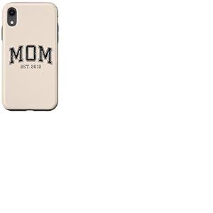 Maman Est 2012 Personnalis&eacute; Maman Personnalis&eacute; F&ecirc;te des M&egrave;res Personnalis&eacute; Coque pour iPhone XR