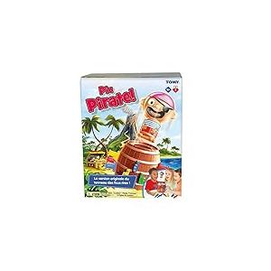 TOMY Officiel - Pic Pirate Jeux de Société pour Enfants, Jouet pour Noël,Jouet Enfant 4 ans, Jeu Rigolo pour Groupes, Cadeau Anniversaire Idéal, Jeux 4 ans+