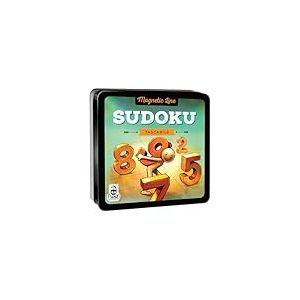 Cranio Creations - Ligne magnétique Sudoku, Le Grand Classique en Version magnétique de Poche, édition en Langue Italienne