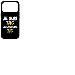 Je suis TAC Je Cherche TIC - D&eacute;guisement Duo Coque pour iPhone 17 Pro