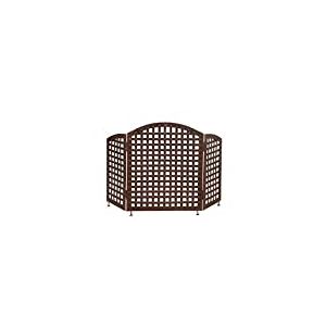 Biscottini Pare-étincelles pour cheminée à Bois 120x4x76 cm | Pare-étincelles cheminée à Bois en Fer forgé | Pare-Soleil cheminée