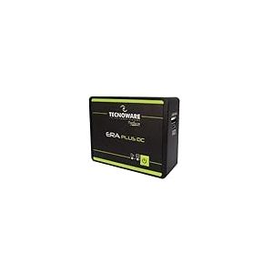 Tecnoware Mini UPS Era Plus DC pour WiFi/Modem, vidéosurveillance, Pas pour PC Gaming/Consoles, USB-C/USB-A, PowerBank 5200mAh, Protection surtensions et coupures Jusqu’à 240 Min