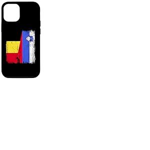 Maillot de fierté belge slovène demi-drapeau belge slovène Coque pour iPhone 12/12 Pro