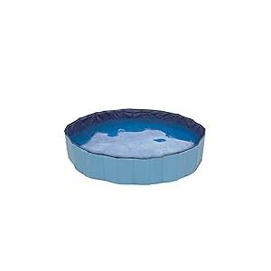 CROCI Explorer Piscine Circulaire Résistante avec Parois Renforcées Pliable/Peu Encombrante pour Chien 160 x 30 cm