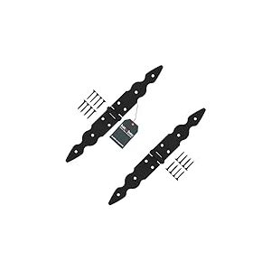 KOTARBAU&reg; 2 x Charni&egrave;re De Chantier | Charni&egrave;re Porte Lourde | Charni&egrave;res De Portes | Charni&egrave;re Porte Lourde | Charni&egrave;re Portail 150 x 150 x 35 mm En Acier Peint En Poudre 2 Pi&egrave;ces