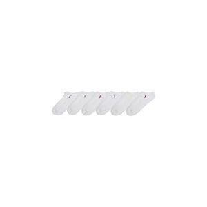 Polo Ralph Lauren Performance Cotton Low Cut Socks-6 Pair Pack-Breathable Mesh & Sport Cushioning Coussin Coupe Basse, Blanc Assorti, 3.5-9 UK Femme