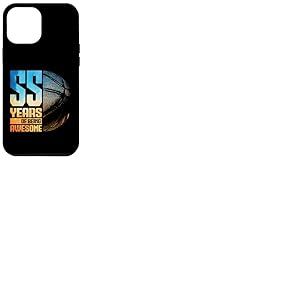 55e Anniversaire Homme basketteur Basket 55 Ans Coque pour iPhone 12 Pro Max