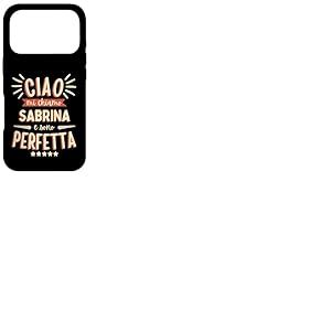 Sabrina Idea Regalo Personalizzata Amica Nome Divertente Coque pour iPhone 17 Pro